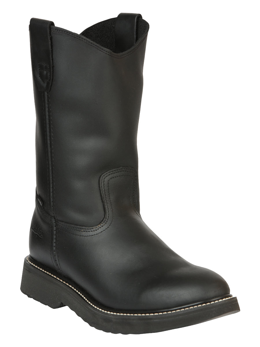 Establo Men’s Work Boot Grasso Leather
- Black 312