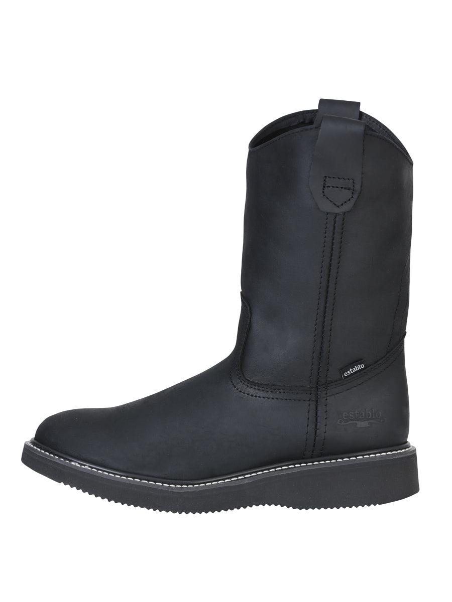Establo Men’s Work Boot Grasso Leather
- Black 312