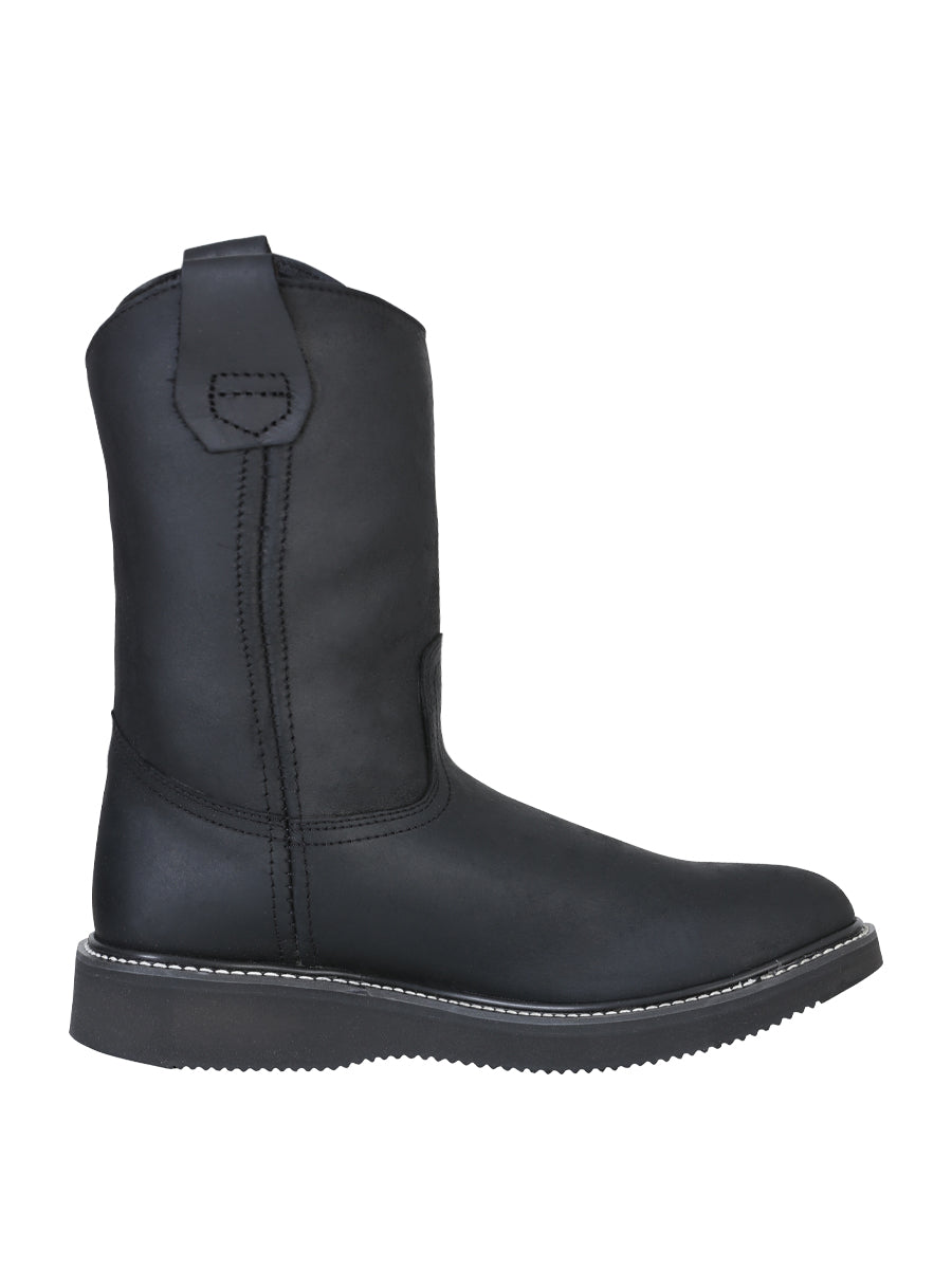 Establo Men’s Work Boot Grasso Leather
- Black 312