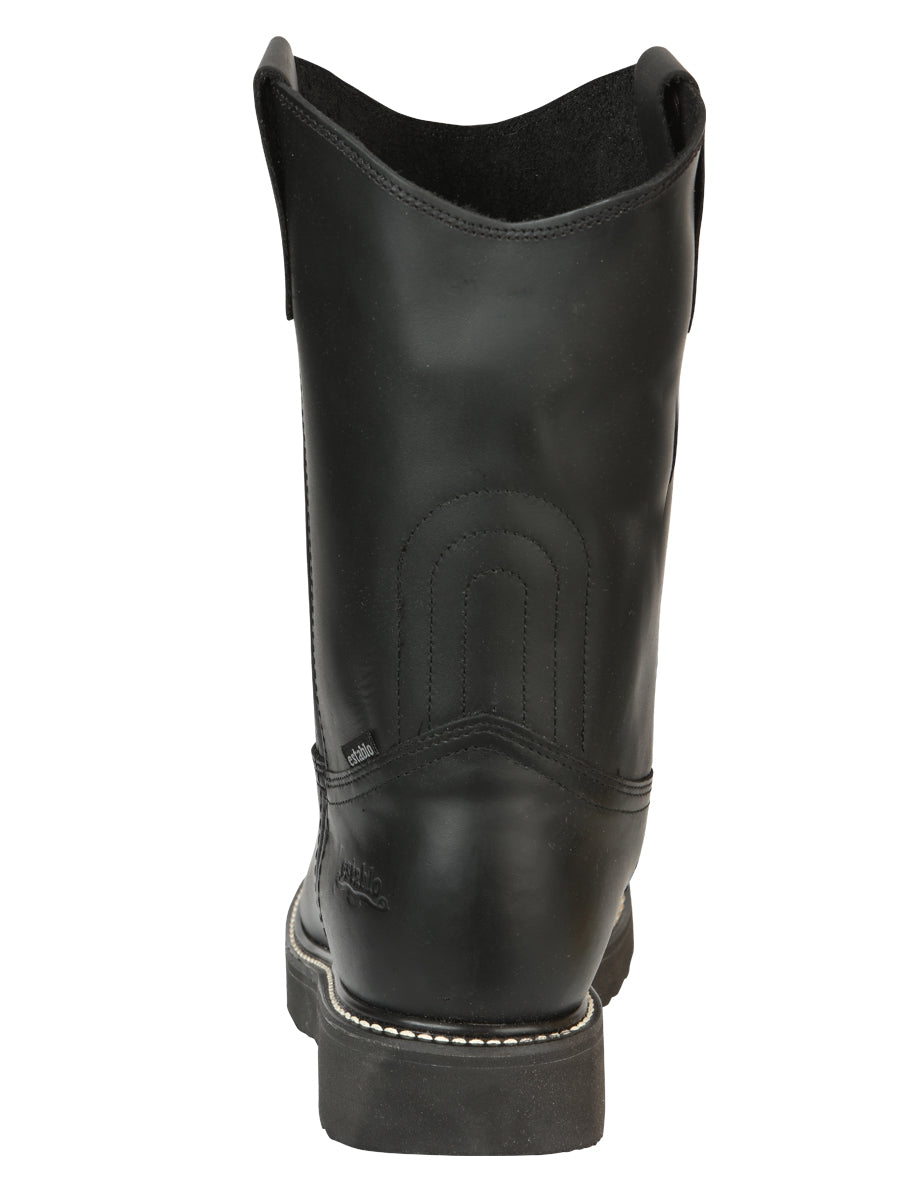 Establo Men’s Work Boot Grasso Leather
- Black 312