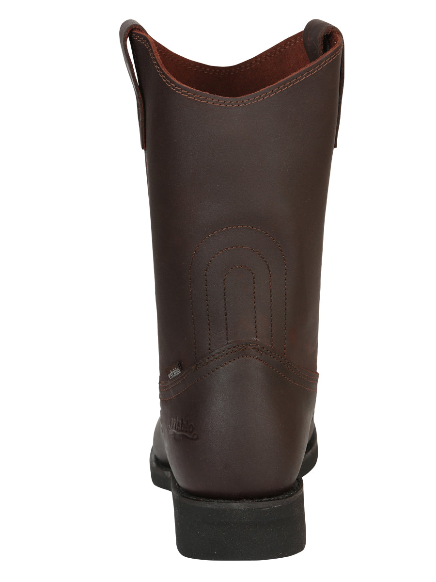 Establo Men's Work Boot - Leather Grasso - Shedron 316