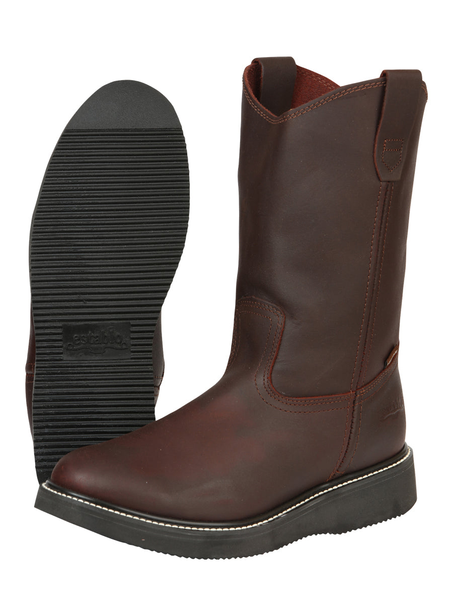 Establo Men’s Work Boot Grasso Leather
- Vino 24962