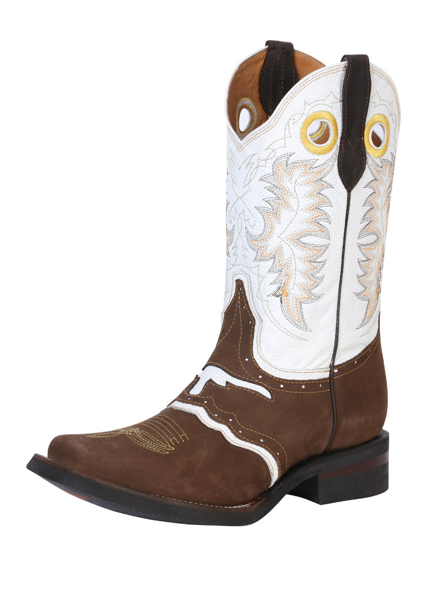 The Rodeo Boot — Dark Brown Nobuck (No. 33313)