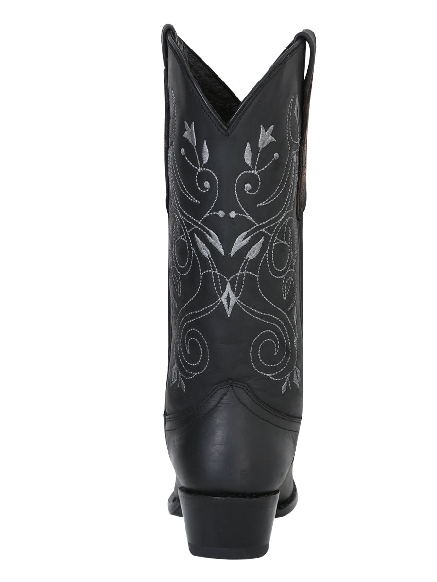 The Women's Vaquera Retro Boot — Black (No. 34514)