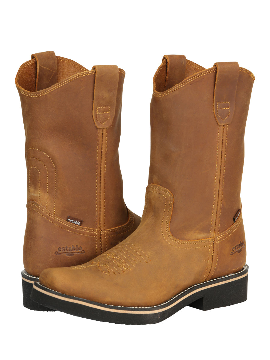 Establo Men’s Work Boot - Crazy Leather in Mango
41530