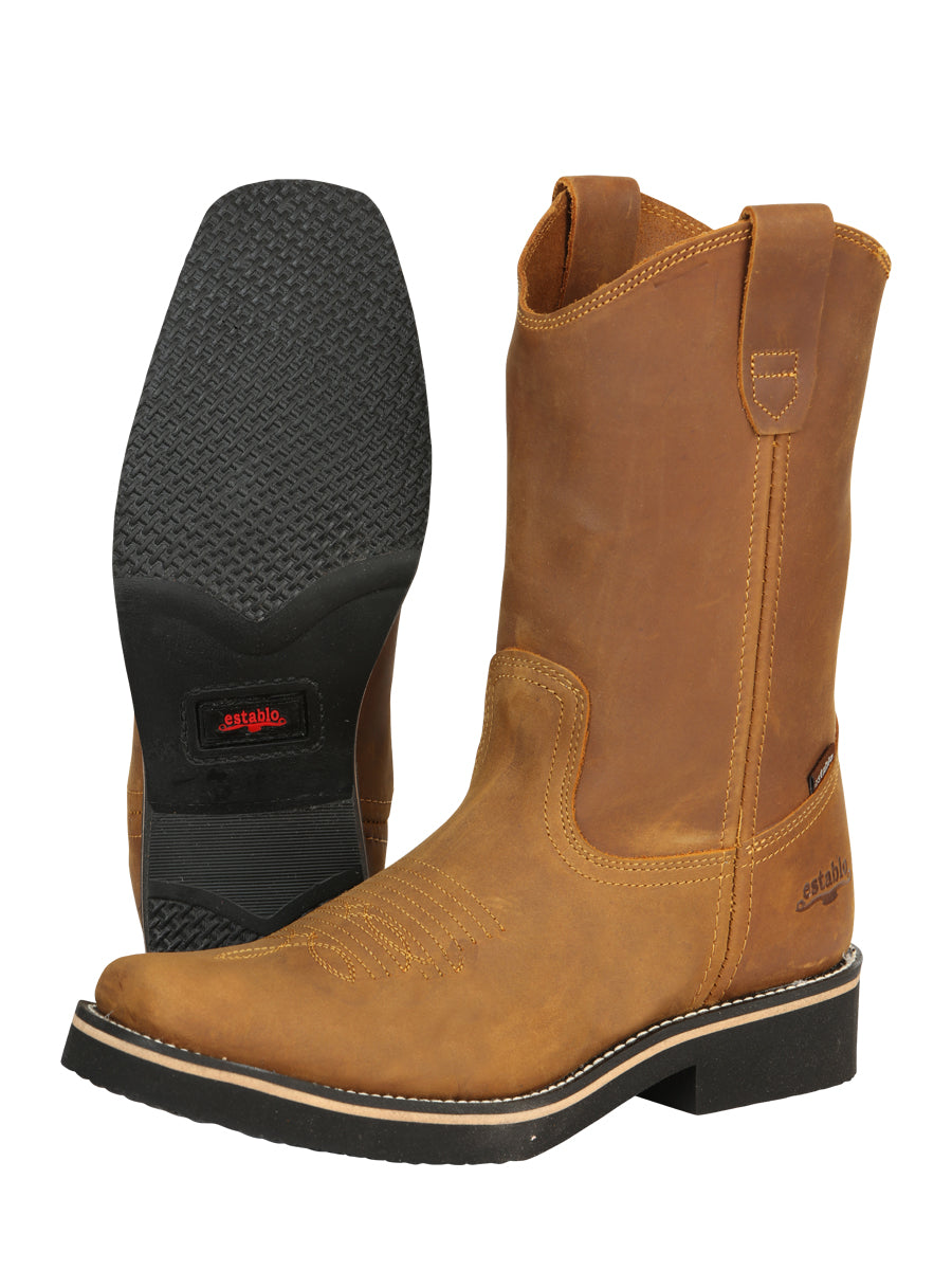 Establo Men’s Work Boot - Crazy Leather in Mango
41530