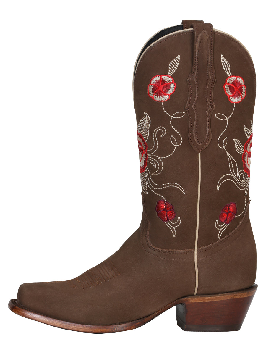 The Women's Rodeo Boot — Camel Suede (No. 41784)