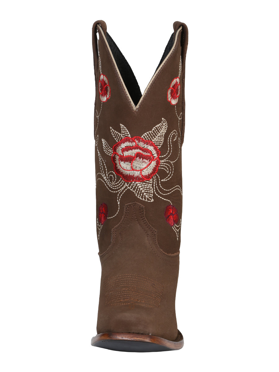 The Women's Rodeo Boot — Camel Suede (No. 41784)