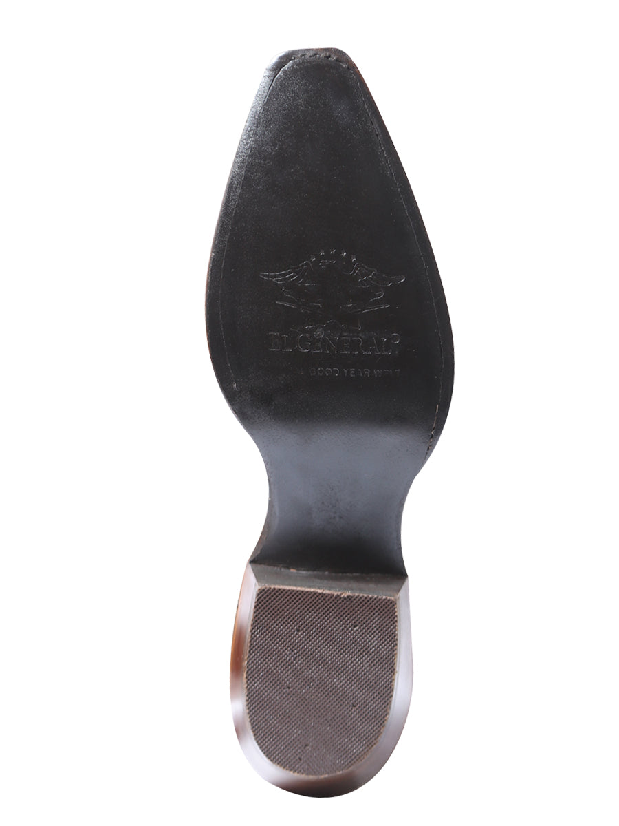 The Women's Pointed Toe Western Boot — Brown Suede (No. 41789)