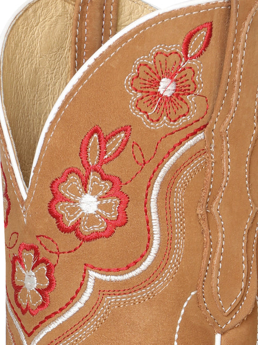 The Women's Rodeo Boot — Peach Nobuck (No. 42979)