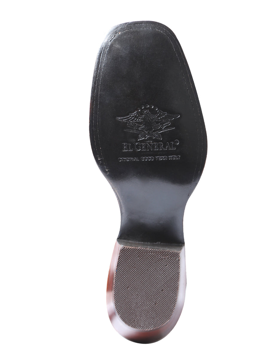 The Women's Square Toe Rodeo Boot — Brown Suede (No. 42984)