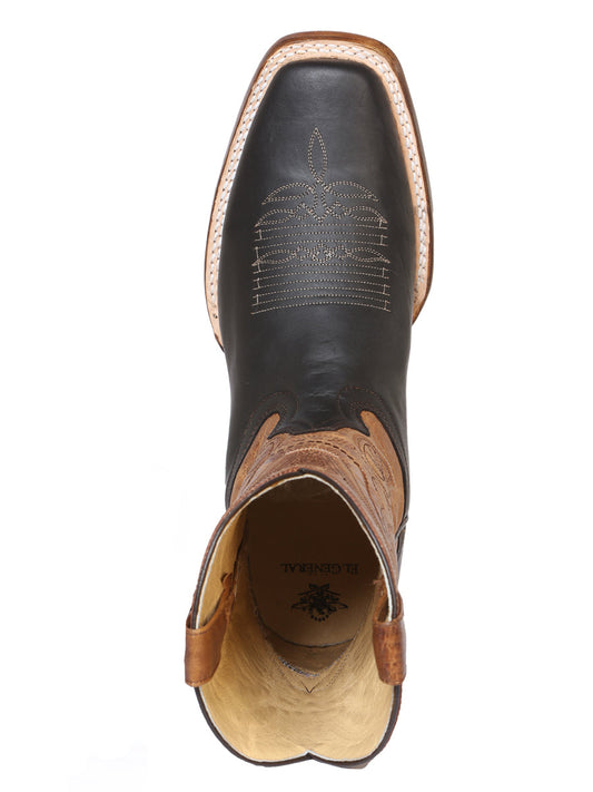 The Square Toe Rodeo Boot — Crazy Dark Brown (No. 42996)