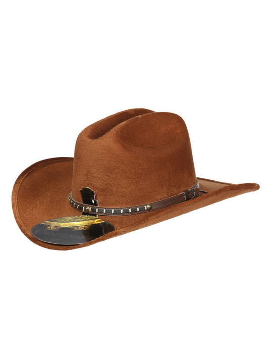 The Kids' Suede Cowboy Hat — Tobacco (No. 44244)