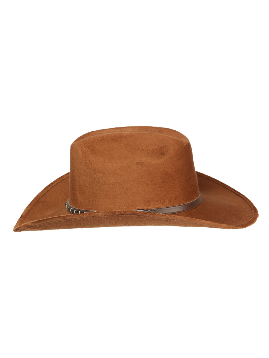 The Kids' Suede Cowboy Hat — Tobacco (No. 44244)