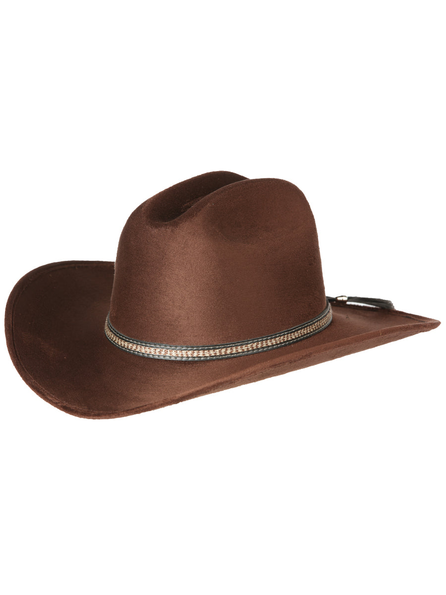 The Kids' Suede Cowboy Hat — Dark Brown (No. 44246)