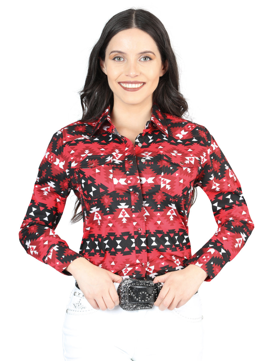 The Women's Everyday Western Shirt — Red (No. 44408)