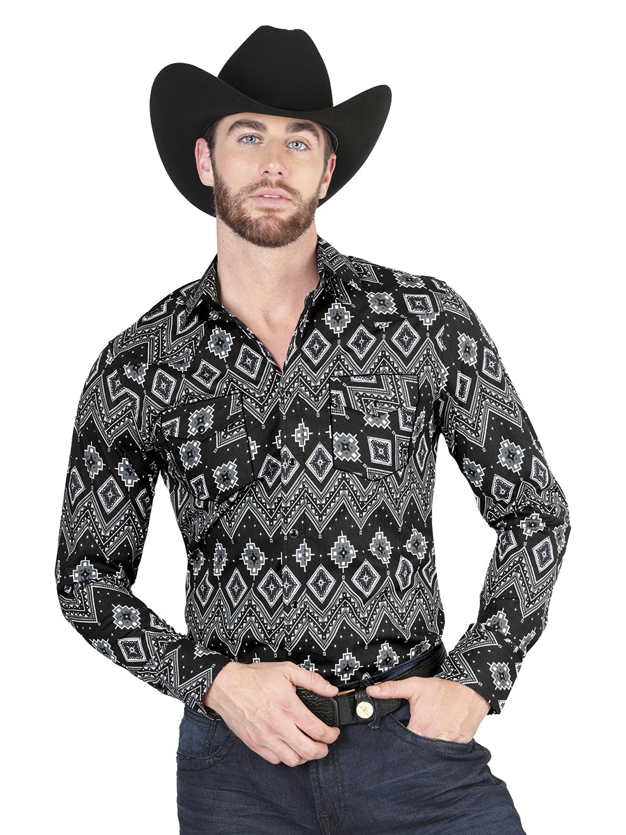 The Everyday Western Shirt — Black (No. 44432)