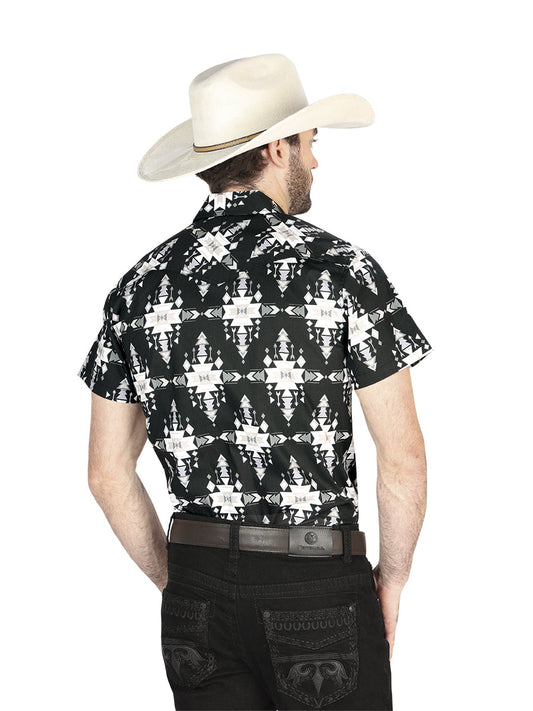 The Ranch Western Shirt — Black (No. 44447)