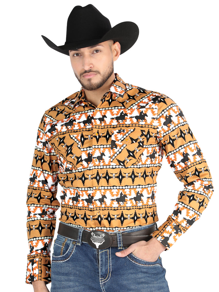 The Everyday Western Shirt — Taupe (No. 44477)