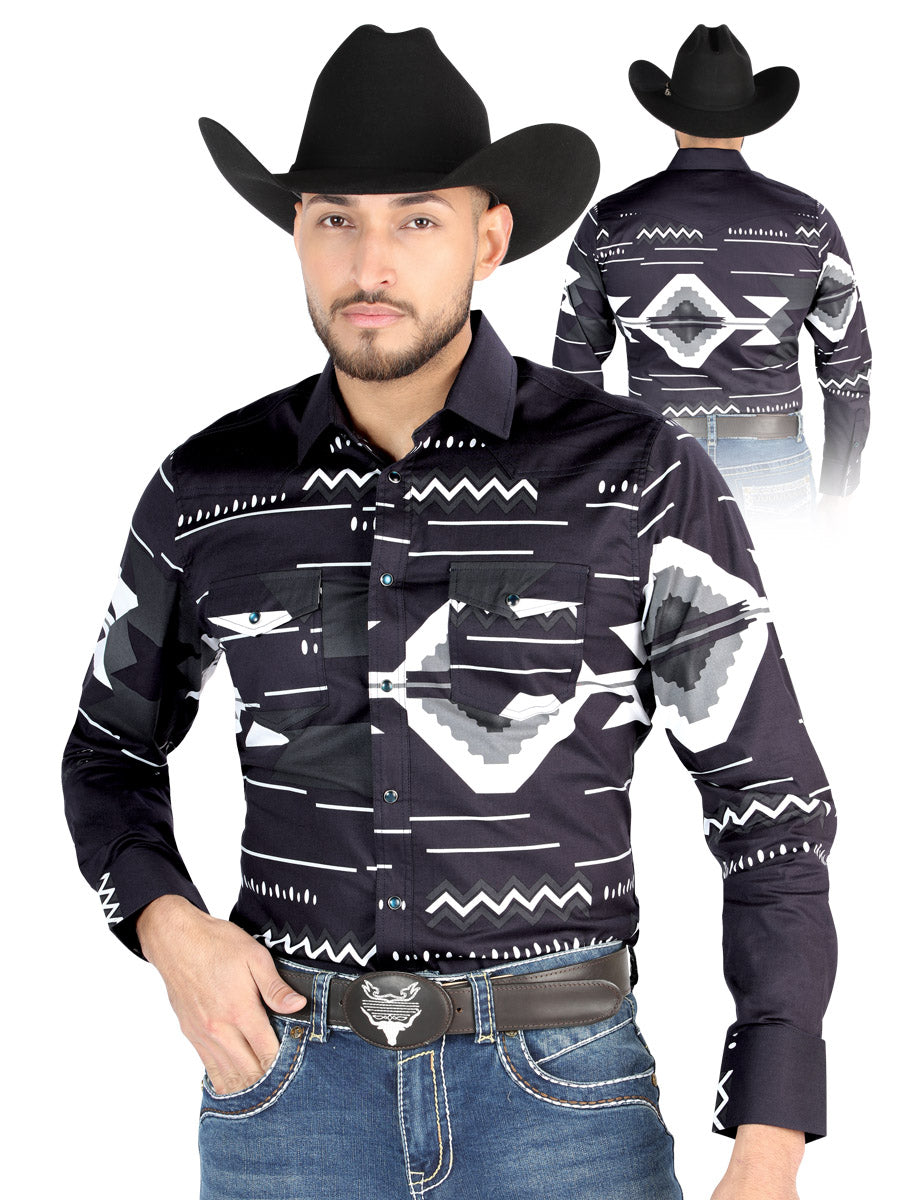 The Everyday Western Shirt — Black (No. 44500)