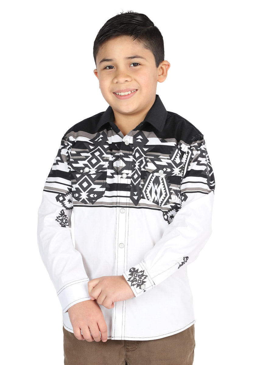 The Kids' Everyday Western Shirt — Black (No. 44505)