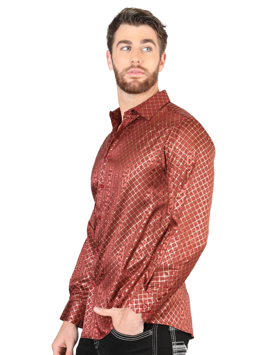 The Everyday Western Shirt — Burgundy (No. 44552)