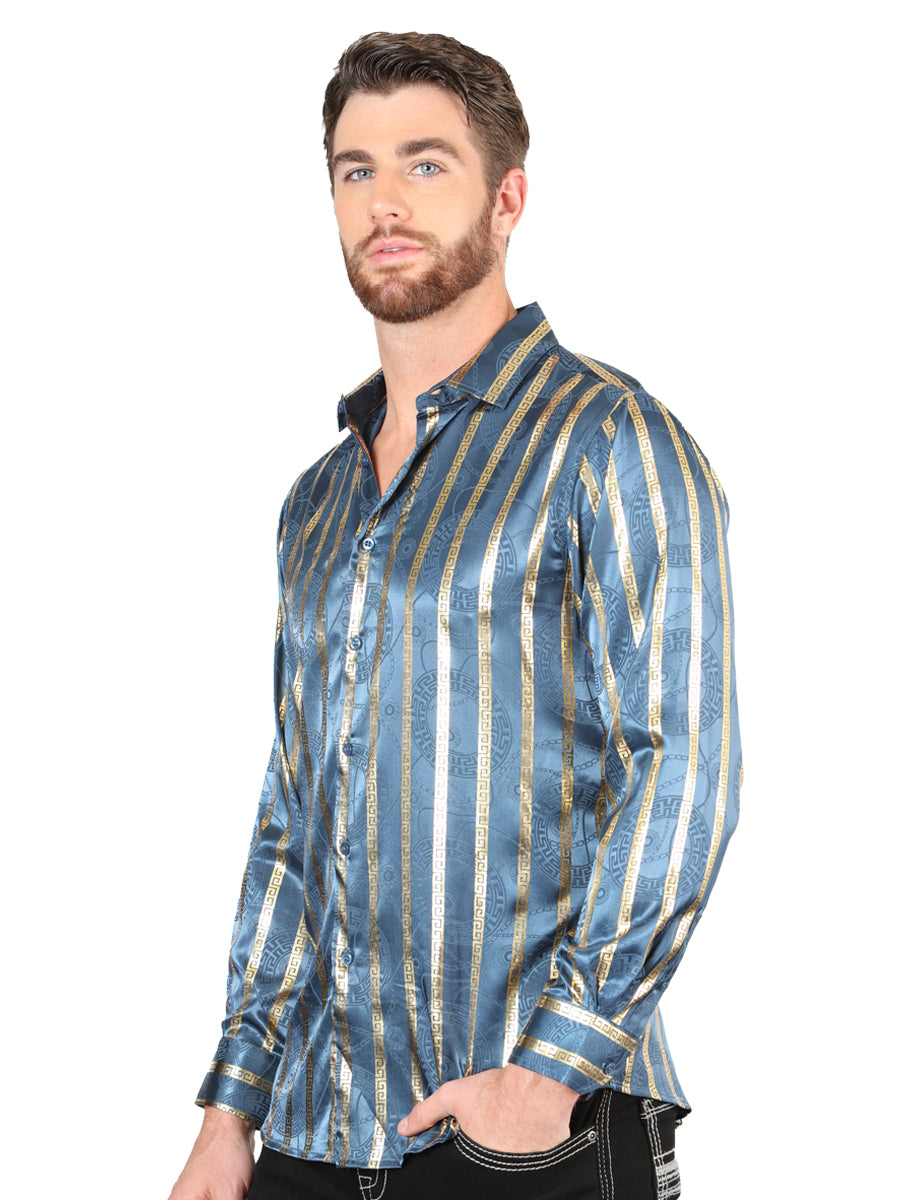 The Everyday Western Shirt — Teal (No. 44580)