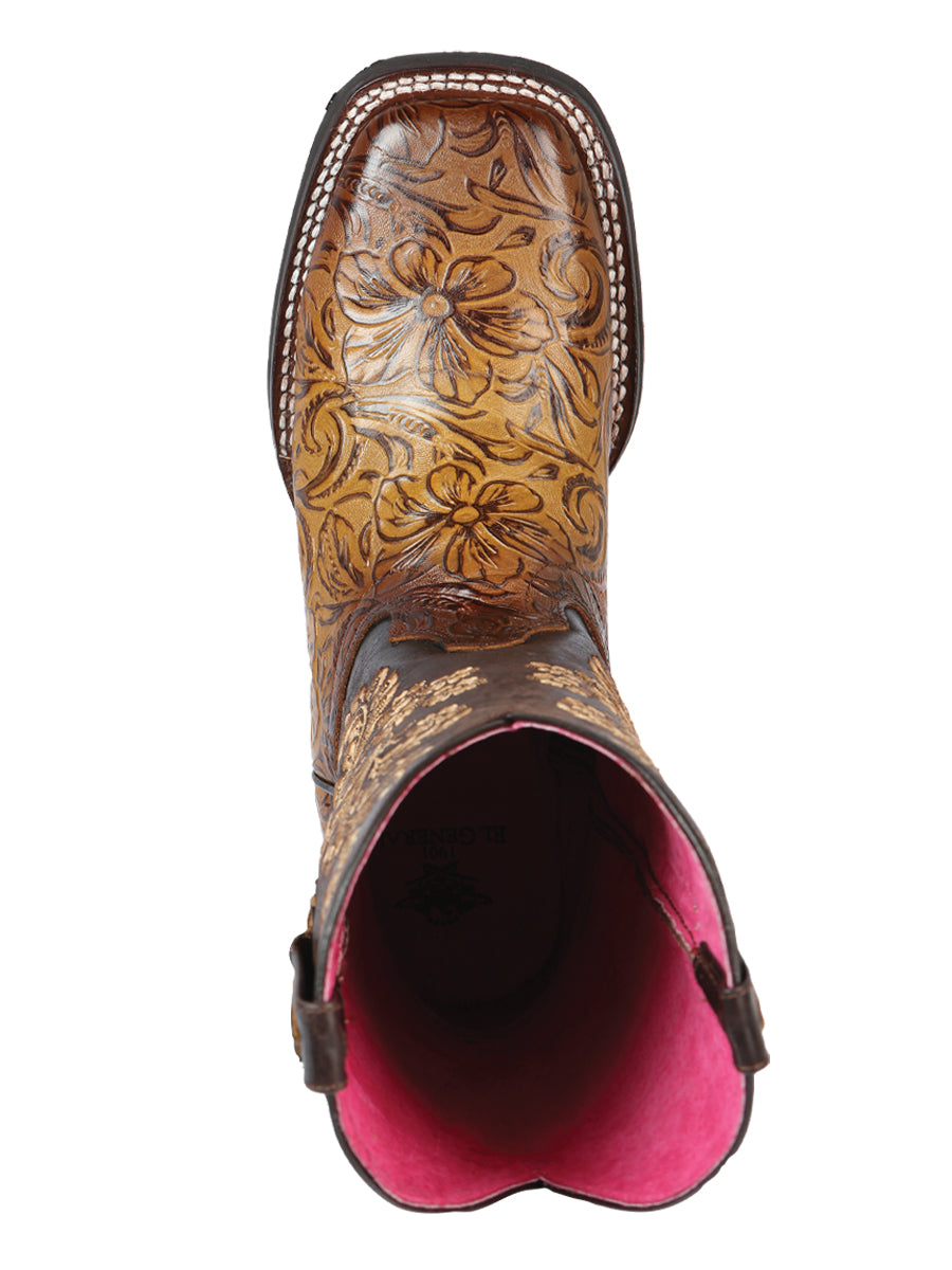 The Women's Rodeo Boot — Smoked Oryx Print (No. 44634)