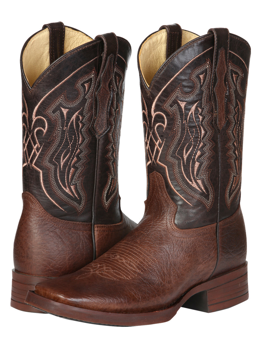The Texas Rodeo Boot — Café Brown Shoulder Leather (No. 44655)