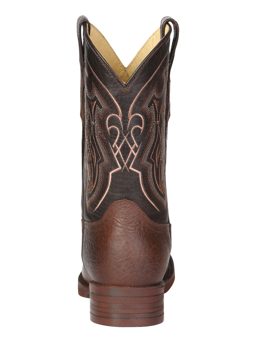 The Texas Rodeo Boot — Café Brown Shoulder Leather (No. 44655)