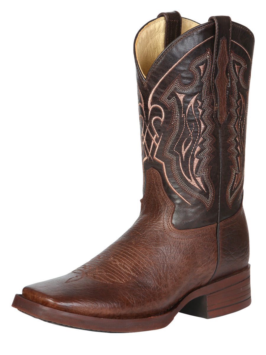 The Texas Rodeo Boot — Café Brown Shoulder Leather (No. 44655)