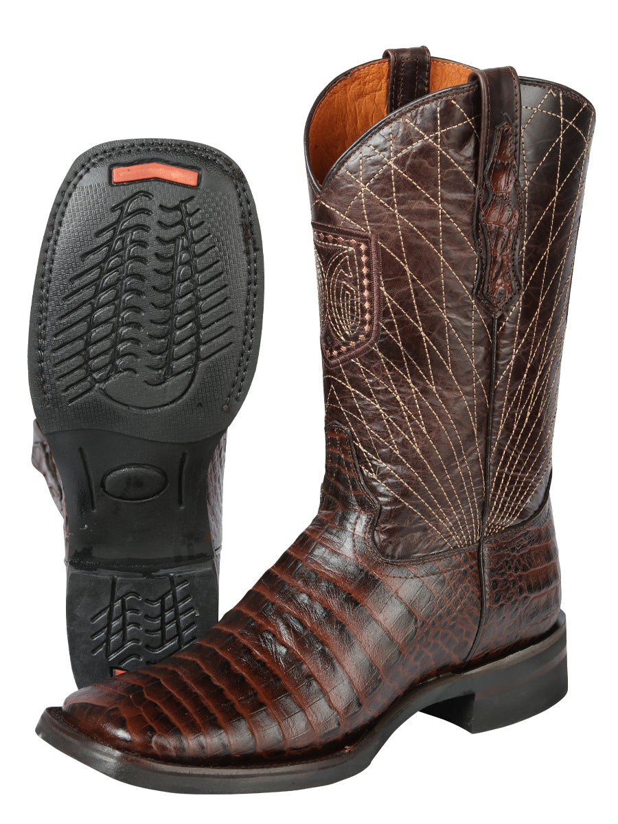 The Rodeo Boot — Brown Gator Print (No. 44672)
