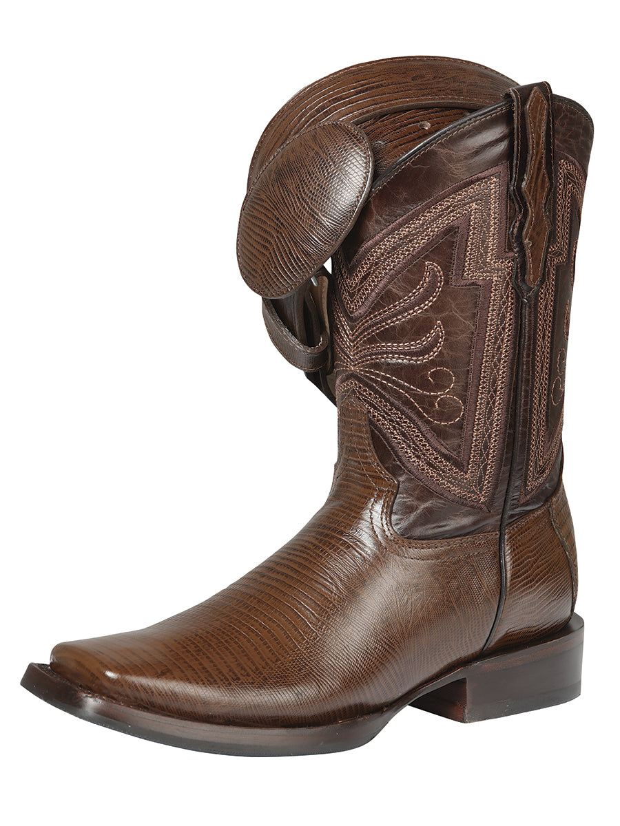 The Rodeo Boot — Brown Lizard Print (No. 44674)