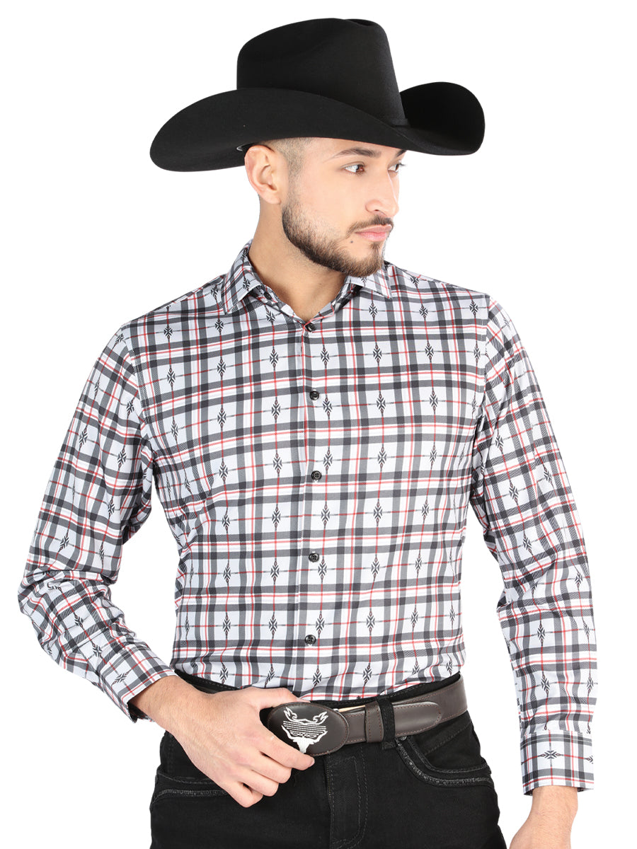The Everyday Western Shirt — Black & White (No. 44703)