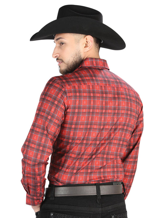 The Everyday Western Shirt — Red & Black (No. 44705)