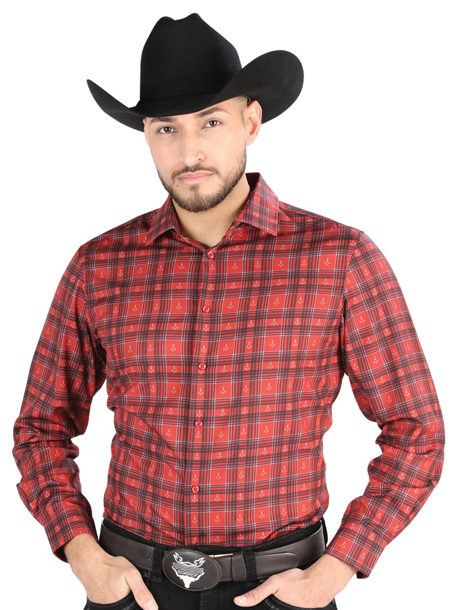 The Everyday Western Shirt — Red & Black (No. 44705)