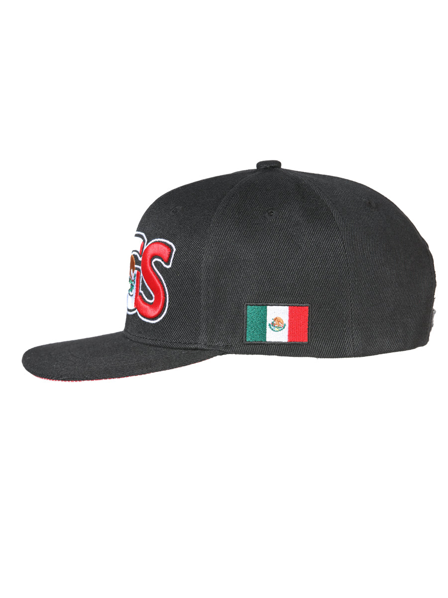 The Estado Snapback Cap — Aguascalientes, Black (No. 44801)