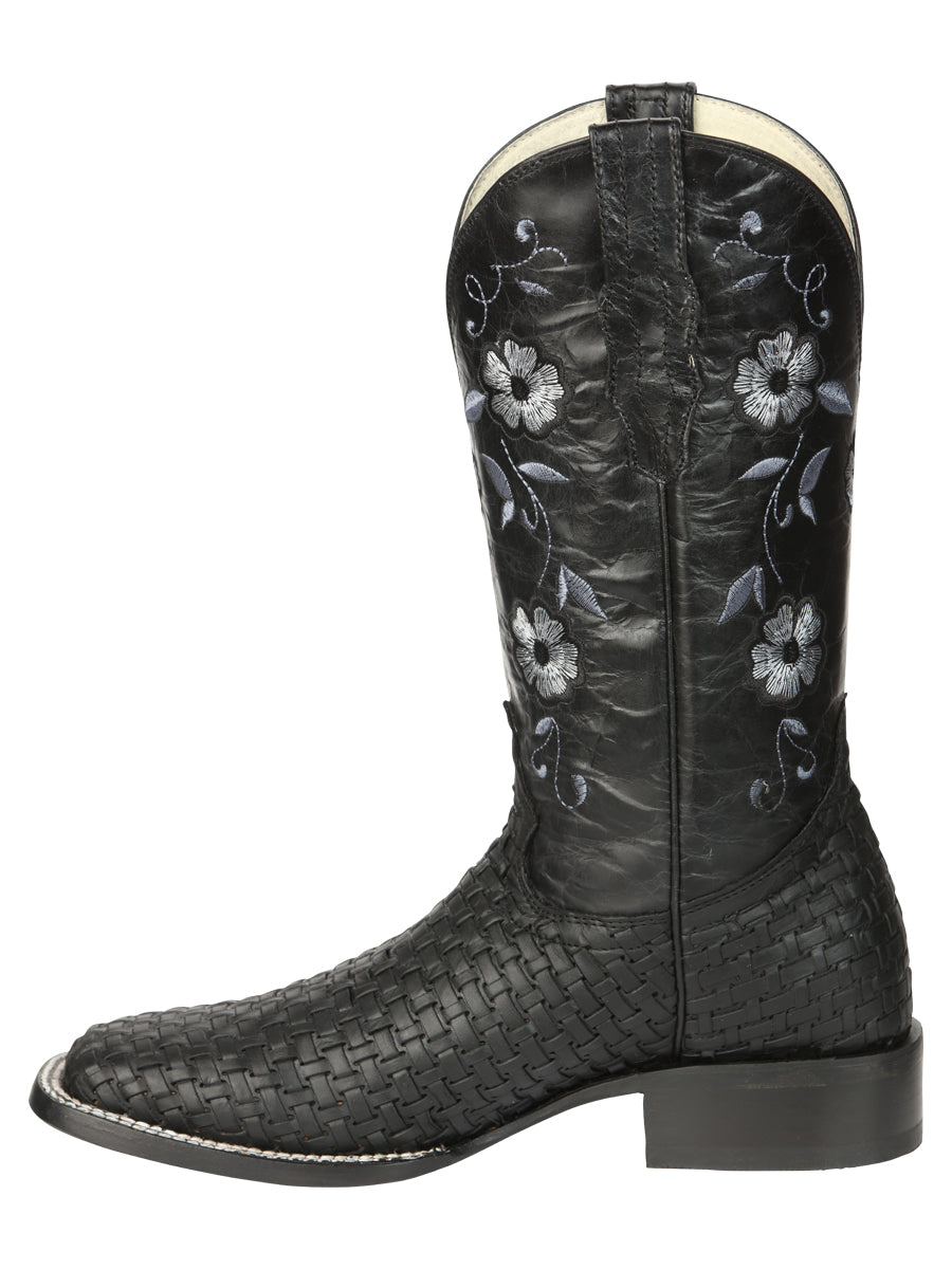 The Women's Petatillo Rodeo Boot — Crazy Black (No. 44856)