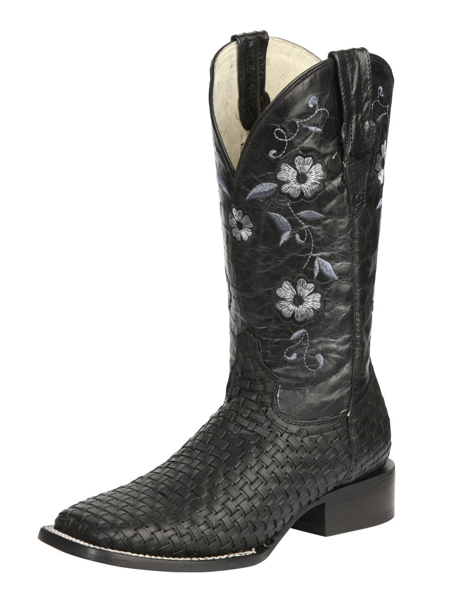 The Women's Petatillo Rodeo Boot — Crazy Black (No. 44856)