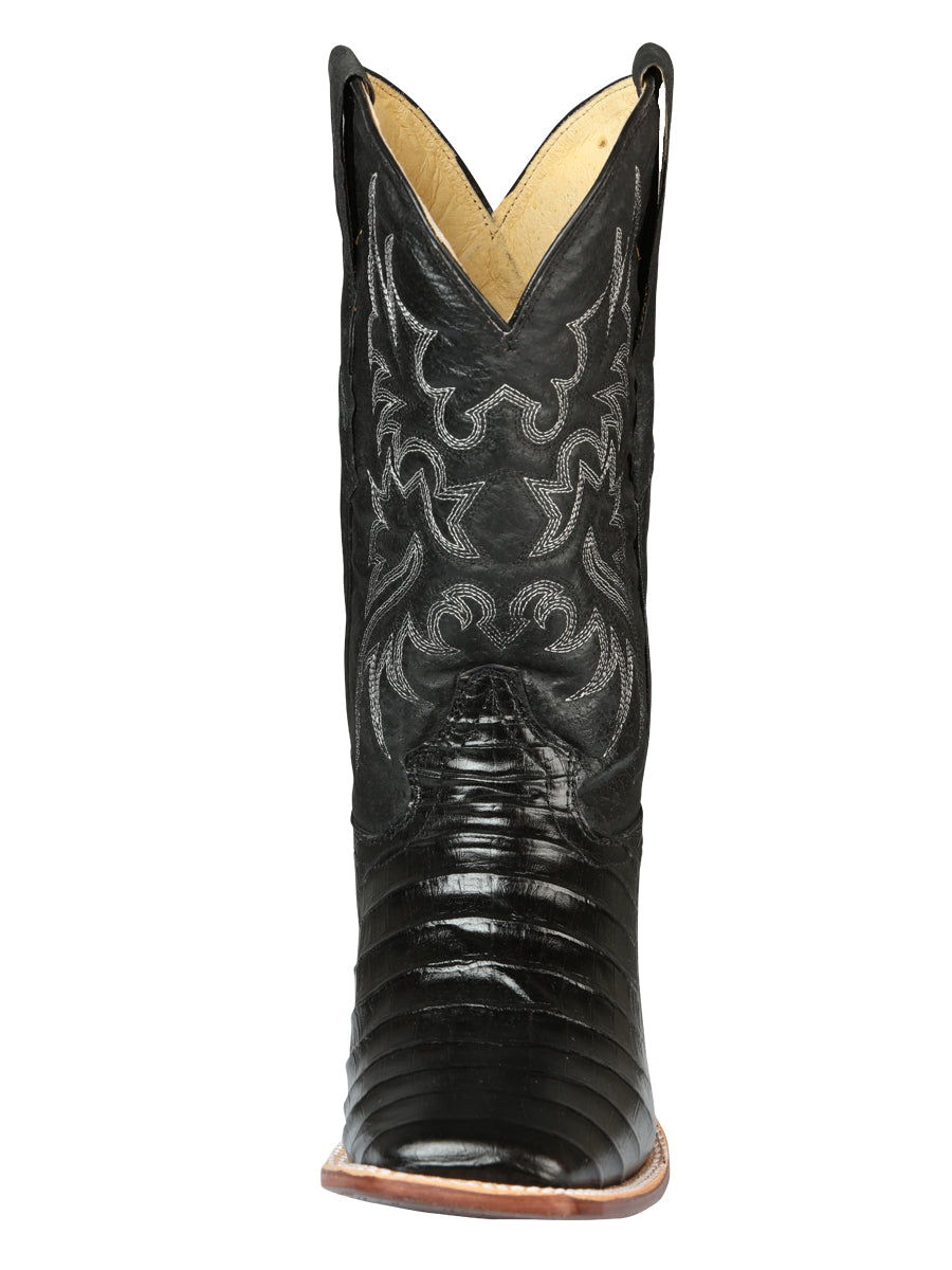 The Rodeo Boot — Black Gator Print (No. 44938)