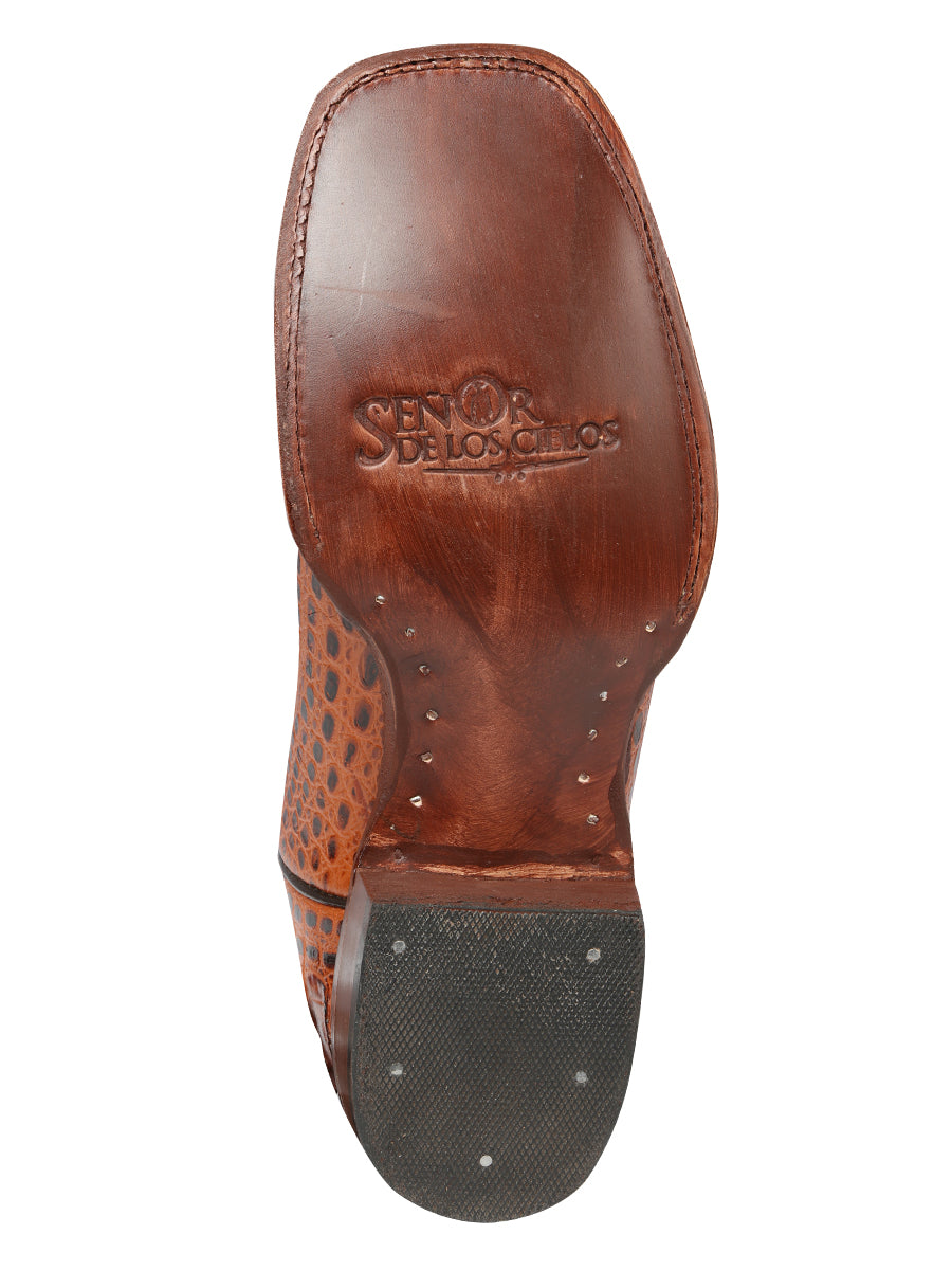 The Rodeo Boot — Cognac Gator Print (No. 44939)