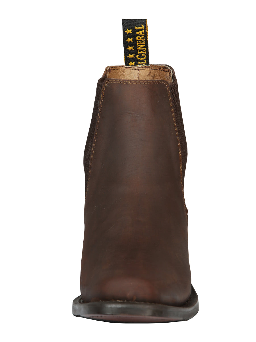 The Ranchero Ankle Boot — Honey (No. 45005)