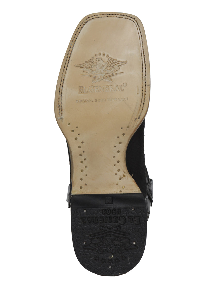 The Exotic Python Rodeo Boot — Black (No. 45089)