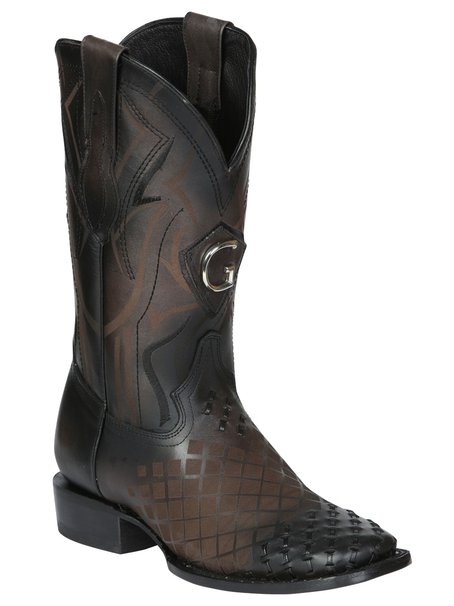 The Pull-Up Rodeo Boot — Gray (No. 45172)
