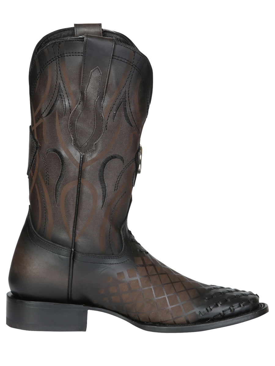 The Pull-Up Rodeo Boot — Gray (No. 45172)