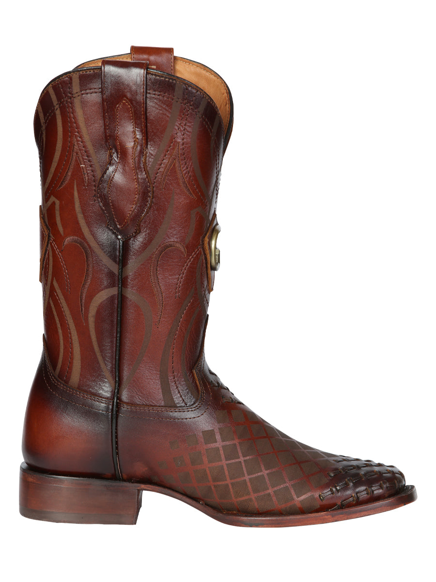 The Pull-Up Rodeo Boot — Tobacco (No. 45174)