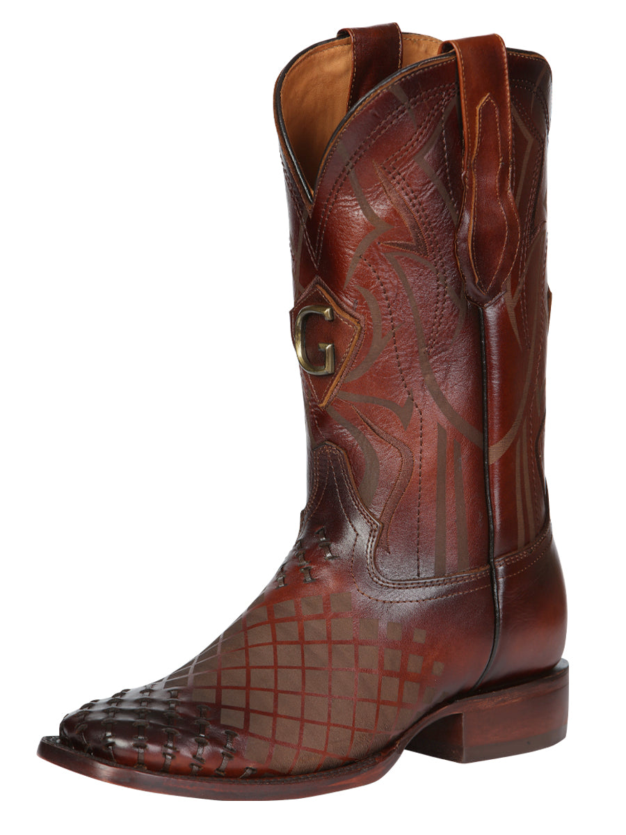 The Pull-Up Rodeo Boot — Tobacco (No. 45174)