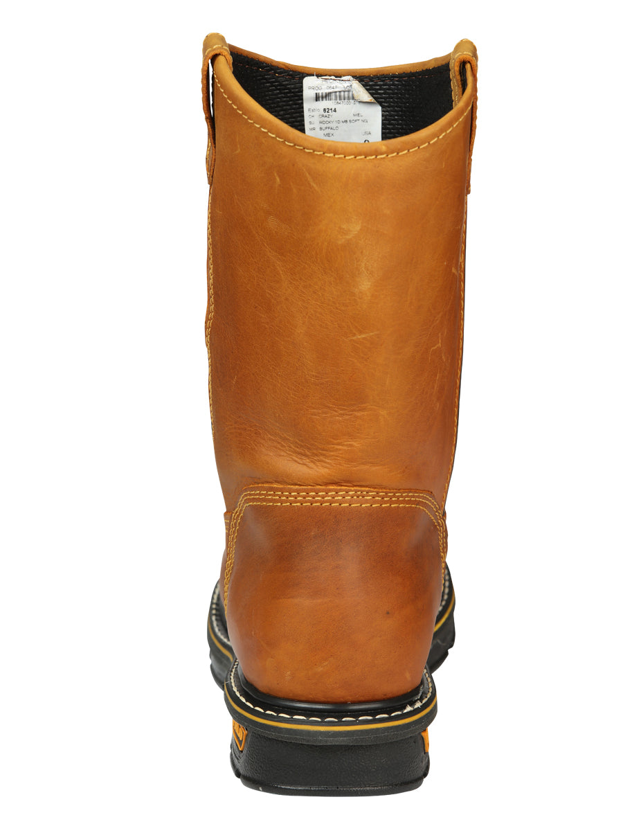 Buffalo & Bull Men’s Work Boots Without Toe Cap - Crazy Miel 45258