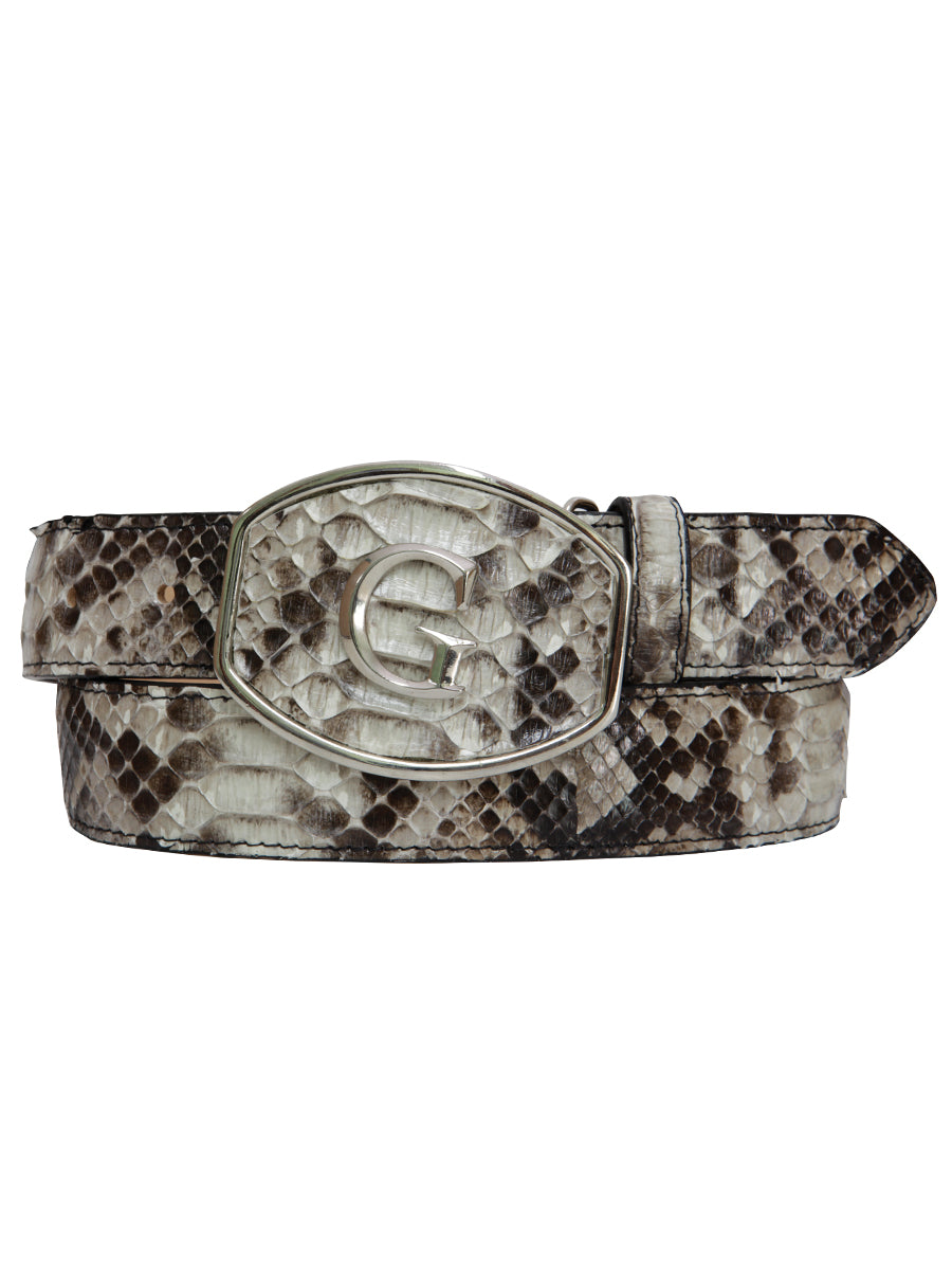 The Exotic Python Belt — Natural (No. 45305)