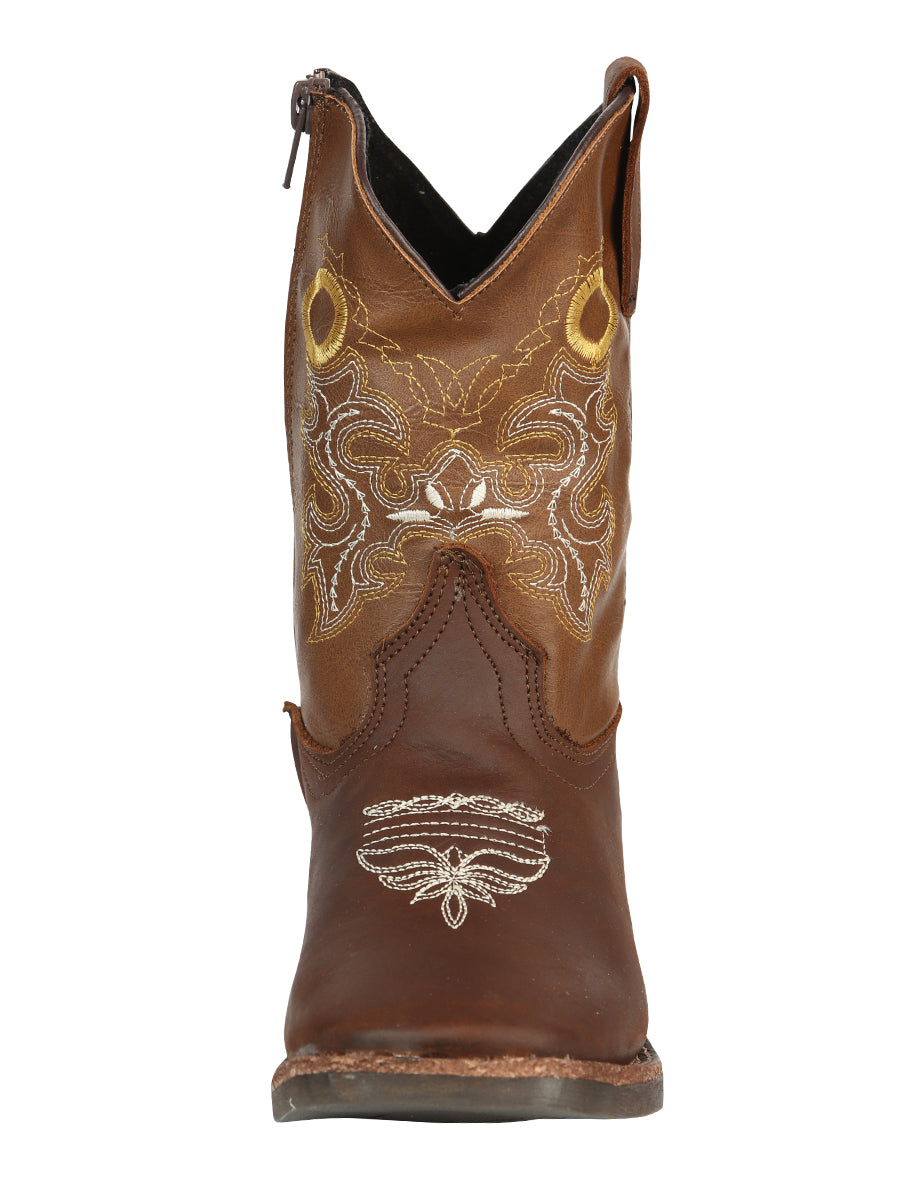 The Kids' Rodeo Boot — Oak (No. 45388)